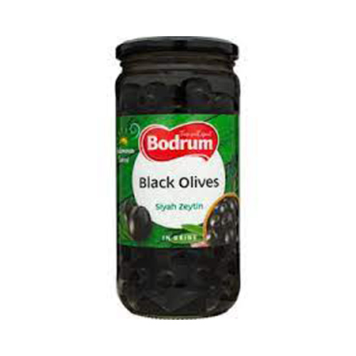 BODRUM WHOLE BLACKC OLIVES 680G