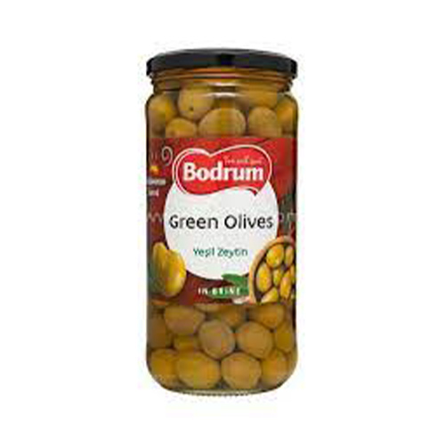 BODRUM WHOLE GREEN OLIVES 680G