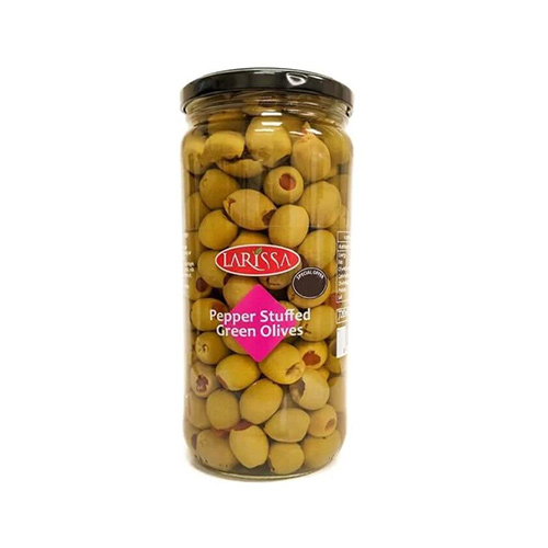 LARISSA PEPPER STUFFED OLIVES 430 GR