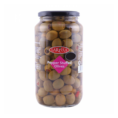 LARISSA PEPPER STUFFED OLIVES 935 GR