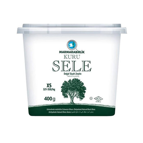MARMARABIRLIK SELE BLACK OLIVES XS 400G MARMARABIRLIK SELE BLACK OLIVES XS 400G