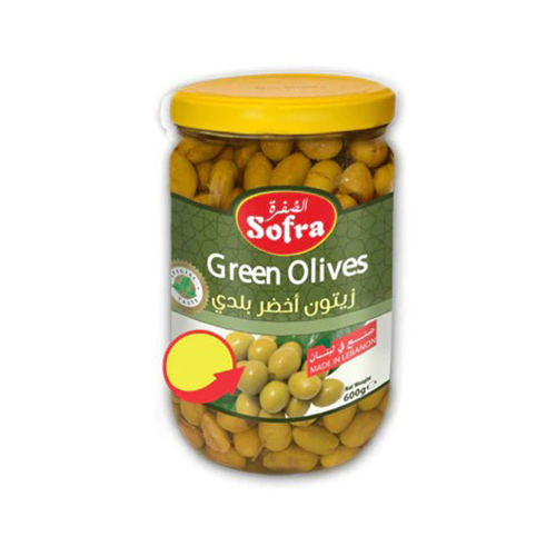 SOFRA GREEN OLIVES 575 GR