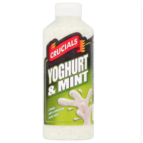 CRUCIALS YOGHURT & MINT SAUCE 500ML