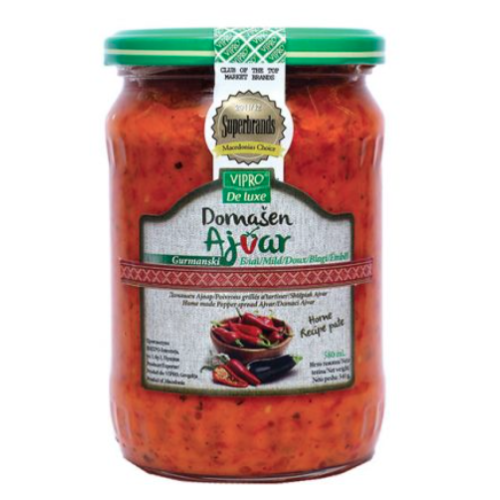 VIPRO DELUXE GURMAN AJVAR MILD 580 ML