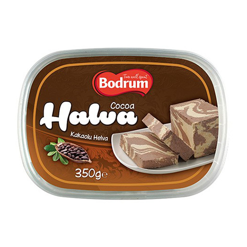 BODRUM HALVA WITH DARK CHOC 350 GR