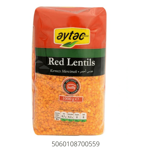 AYTAC RED LENTIL WHOLE 1KG