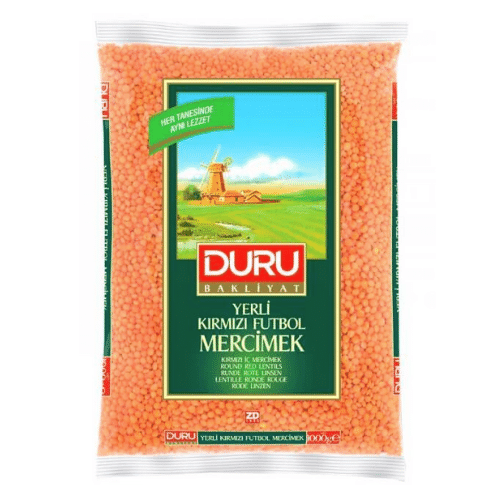 DURU ROUND RED LENTILS 1KG