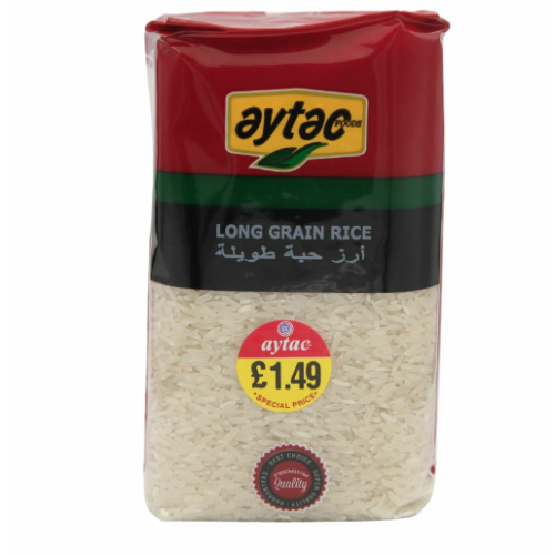 AYTAC LONG GRAIN RICE 1KG AYTAC LONG GRAIN RICE 1KG