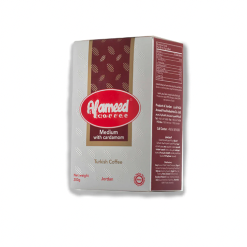 ALAMEED COFFEE MEDIUM W. CHARDAMOM 200 GR