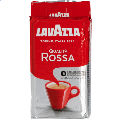 LAVAZZA ROSSA GROUND COFFE 250G