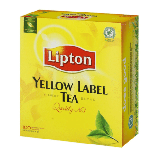 LIPTON YELLOW LABEL 100PCS