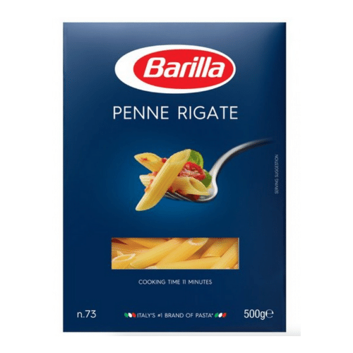 BARILLA PENNE RIGATE PASTA 500 GR
