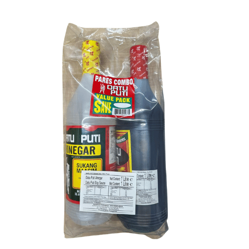 DATU PUTI VALUE PACK VINEGAR&SOY SAUCE 1LX2