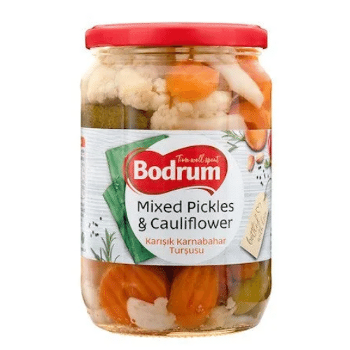 BODRUM MIXED PICKLES&CAULIFLOWER 670 GR BODRUM MIXED PICKLES&CAULIFLOWER 670 GR