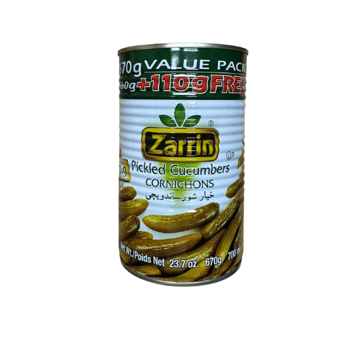 ZARRIN PICKLED CUCUMBERS 670G