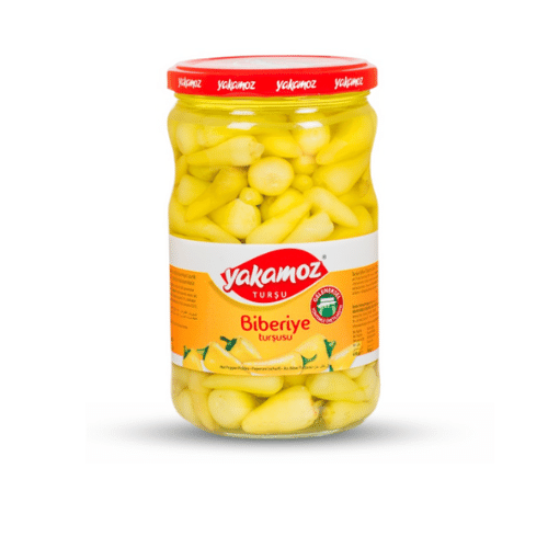 YAKAMOZ PICKLED HOT BABY PEPPERS 650 GR