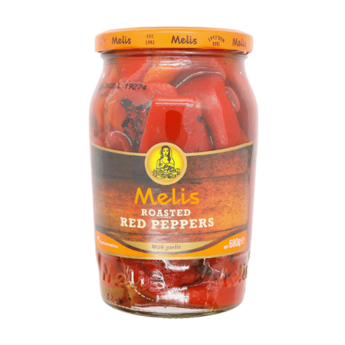 MELIS ROASTED RED PEPPERS WITH GARLIC 680G