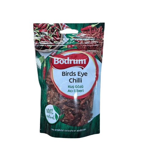 BODRUM BIRD`S EYE CHILLI PEPPERS 40 GR
